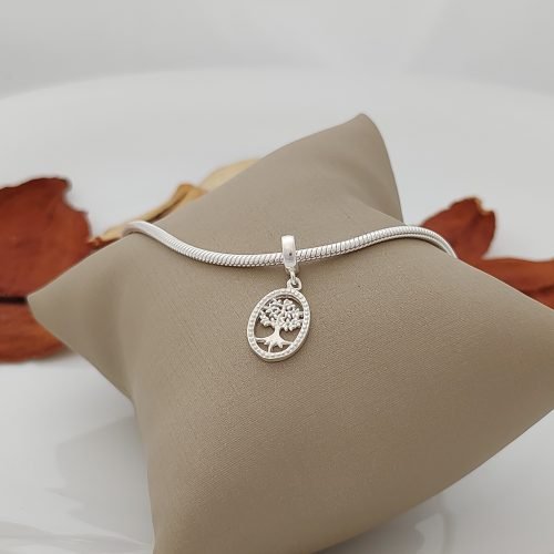 Pingente Prata 925 Berloque Árvore da Vida. Estoque Limitado - Sob Consulta -