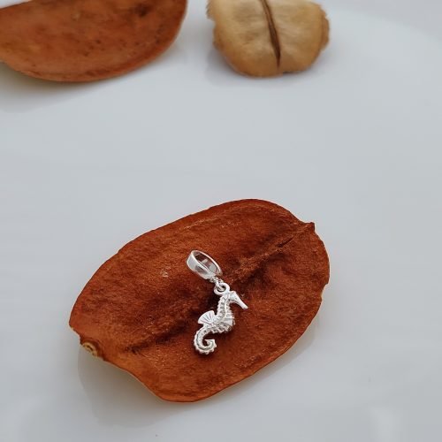 Pingente Prata 925 Berloque Cavalo Marinho. Estoque Limitado - Sob Consulta -