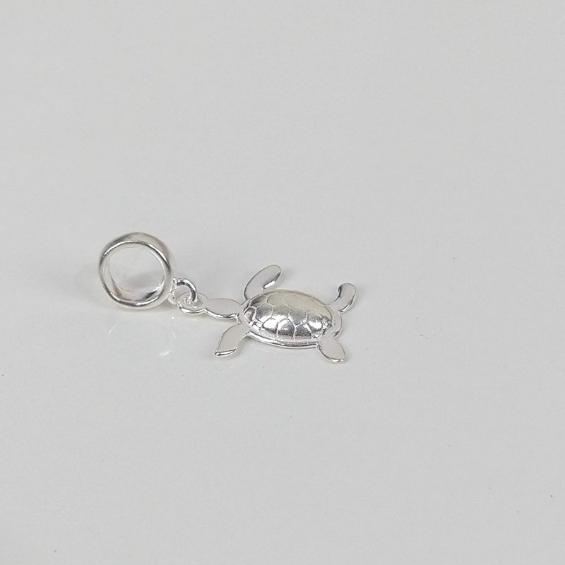Pingente Prata 925 Berloque Tartaruga. Estoque Limitado - Sob Consulta -