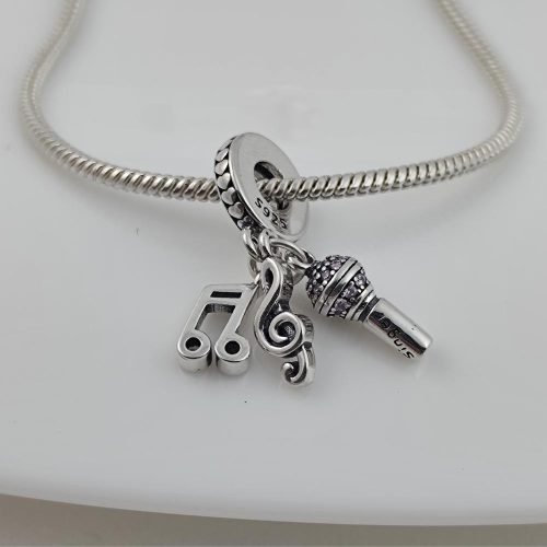 Berloque Prata 925 Pendente Músico. Estoque Limitado - Sob Consulta -