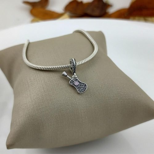 Berloque Prata 925 Pendente Violão. Estoque Limitado - Sob Consulta -