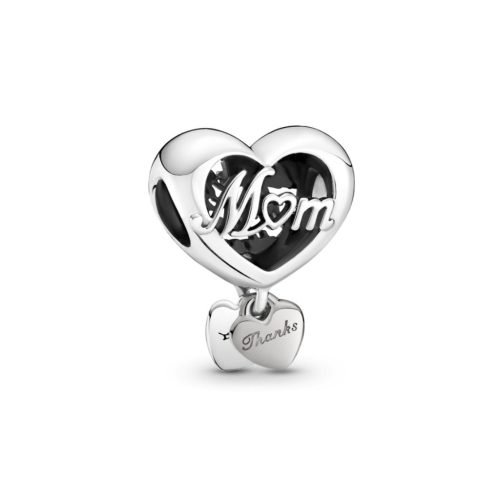 Berloque Prata 925 Separador Love Mom. Estoque Limitado - Sob Consulta -