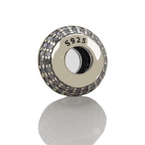 Berloque Prata 925 Separador Brilhante. Estoque Limitado - Sob Consulta -