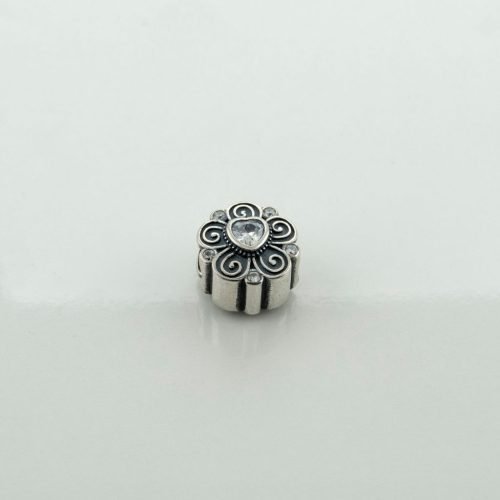 Berloque Prata 925 Separador Wind Coração. Estoque Limitado - Sob Consulta -