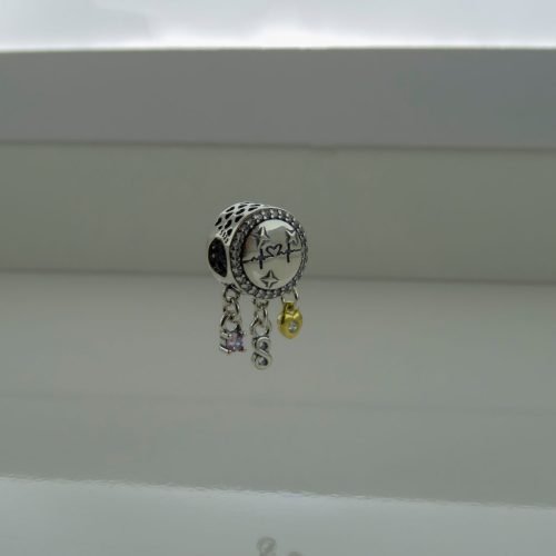 Berloque Prata 925 Separador Desejos. Estoque Limitado - Sob Consulta -