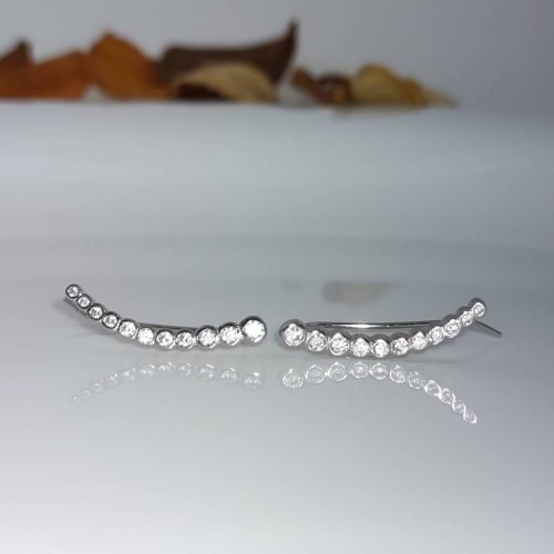 Brinco Prata 925 Piercing Argola Craveja – Estoque Limitado – Sob Consulta