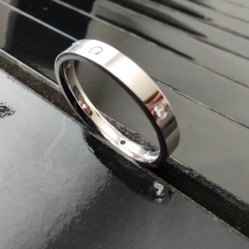 Anel de Prata 925 Anel Inspiração Love. Estoque Limitado - Sob Consulta -