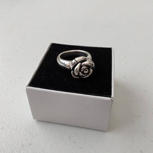 Anel de Prata 925 Anel Rosa Eletroformação. Estoque Limitado - Sob Consulta -