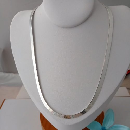 Colar Prata 925 Laminada 40 com – Sob Consulta