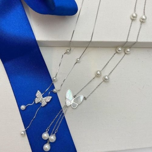 Colar Prata 925 Borboleta Com Perola – Sob Consulta