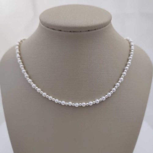 Colar Prata 925 Bolinhas –