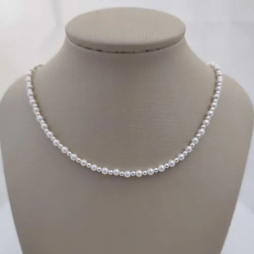 Colar Prata 925 Bolinhas –
